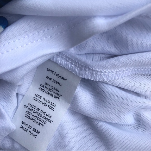 Show Me Your MuMu Jamie tunic dress blouse blue S - Picture 8 of 8